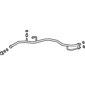 Toyota 88707-06250 Rear Suction Hose