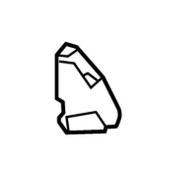 Nissan 87330-1PA0A Finisher Assy-Cushion, Front Seat RH