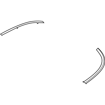 BMW 51-17-7-166-396 Moulding, Folding Top Lid