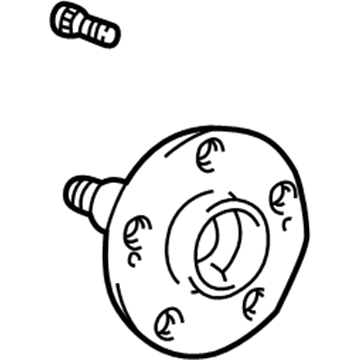 Lexus 43502-30140 Front Axle Hub Sub-Assembly, Left