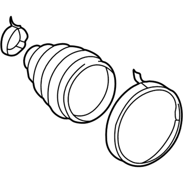 Toyota 04438-06070 Inner Boot