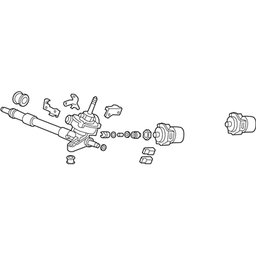 Honda 53601-SNR-A09 Rack, Power Steer