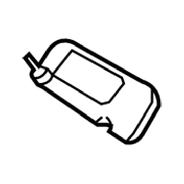 Kia 852013E071CY Sunvisor Assembly Left