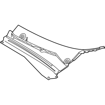 Mopar 7RX13LXHAA GRILLE-COWL PANEL