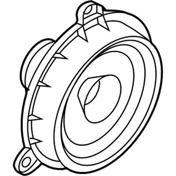 Nissan 28156-1FC0B Front Door Speaker