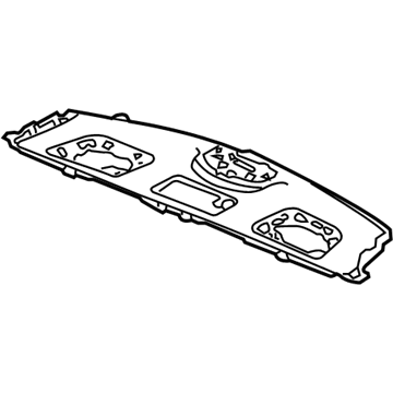 Honda 84501-SDA-A01ZA Tray, RR. *NH361L* (CF GRAY)