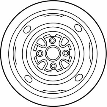 Toyota 42611-1A240 Wheel, Spare