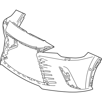 Lexus 52119-4D983 COVER, FR BUMPER L/P