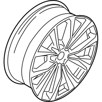 BMW 36-10-8-746-987 Light Alloy Rim Ferricgrey
