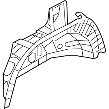 Nissan G6750-5SAMA Wheel House-Rear, Inner RH