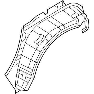 Nissan G6712-5SAMA Wheel House-Rear Outer RH