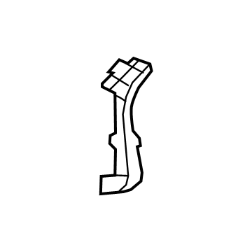 Nissan 85226-6HW0A BRACKET-REAR BUMPER SIDE, RH