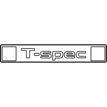 Nissan 84894-6HV0A EMBLEM-TRUNK LID