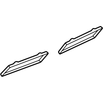 Nissan 85018-6HW0A FINISHER-REAR BUMPER, LOWER RH