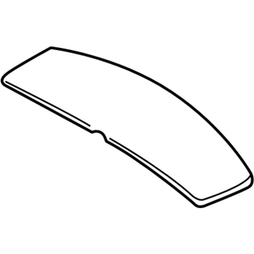 Kia 0K30A68018B Insulator-Roof, Center