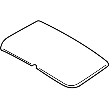 Kia 0K30A68016B Insulator-Roof, Front