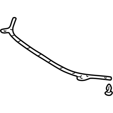 Lexus 53381-50061 Seal, Hood To Radiator Support