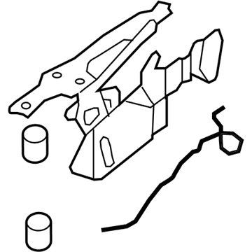 BMW 51-12-7-174-773 Converter.-Top Compartment.-Lid Mechanism, Left