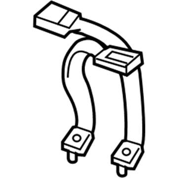 Hyundai 89830-2D650-OH Buckle-Double Rear Seat Belt, LH