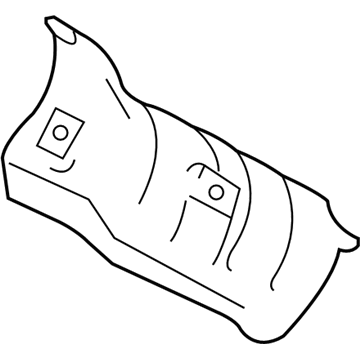 Lexus 17168-36060 INSULATOR, Exhaust Manifold Heat