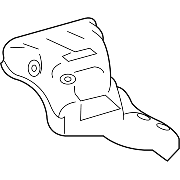 Lexus 17167-36061 INSULATOR, Exhaust Manifold Heat