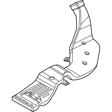 Kia 97360R0000 Duct-Rear Heating, LH