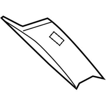 BMW 51-43-7-074-937 Trim Panel C-Column, Rear Left