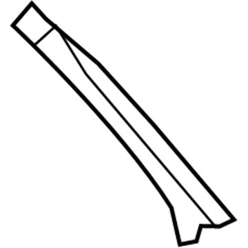 BMW 51-43-7-074-933 Trim Panel C-Column, Front Left