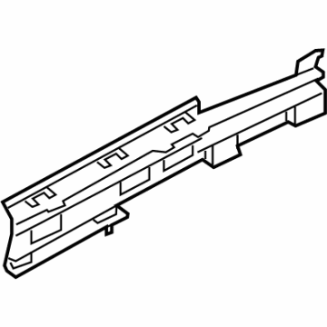 BMW 51-77-7-332-333 Retaining Strip, Sill, Rear Left