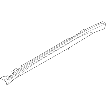 BMW 51-77-7-332-327 Side Skirt Trim Left