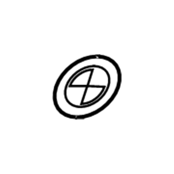 BMW 51-14-7-044-207 Emblem/Front Side Panel