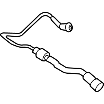 BMW 17-12-7-575-435 Radiator Coolant Pipe Hose