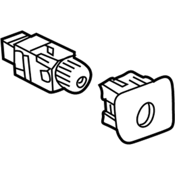Lexus 84119-24110-C0 Rheostat, Light Control, No.2