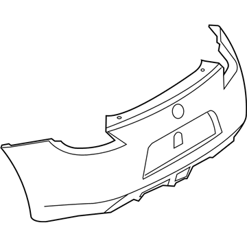 Nissan HEM22-1EA0H Rear Bumper Cover