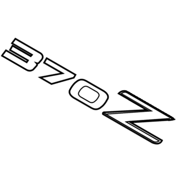 Nissan 84895-1EA0A Trunk Lid Emblem