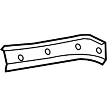 Nissan 85222-6GA0B Bracket - Rear Bumper Side, RH
