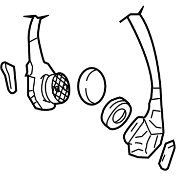 Honda 39580-S0X-A01 Headphone Unit (Panasonic)