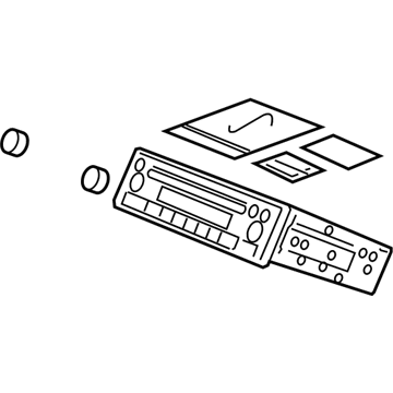 Honda 39100-SWA-305 Tuner Assy., Auto Radio (40Wx4) (Clarion)