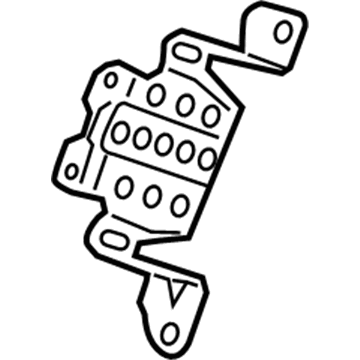 Honda 77255-SWA-A00 Bracket, R. Radio