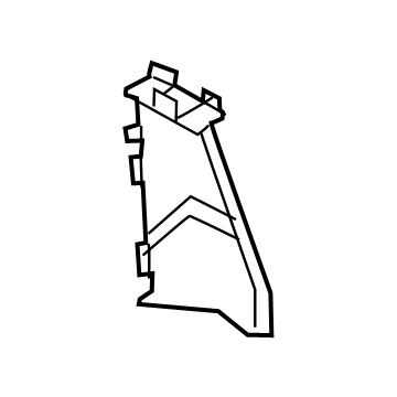 GM 84831220 BAFFLE ASM-F/CMPT S/RL