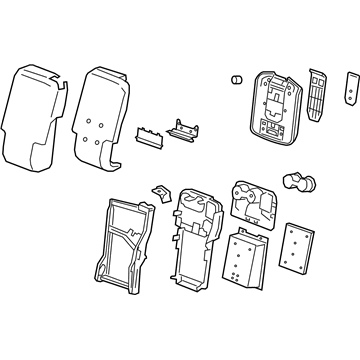 GM 85114354 Armrest Assembly
