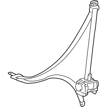 Toyota 73220-52220-C0 Belt & Retractor