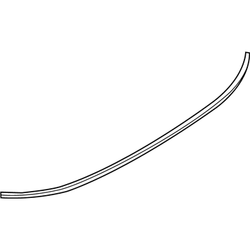 Nissan 90372-1JA3A Moulding-Back Door Window, Lower