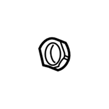 Honda 53458-S84-A01 Nut, Lock