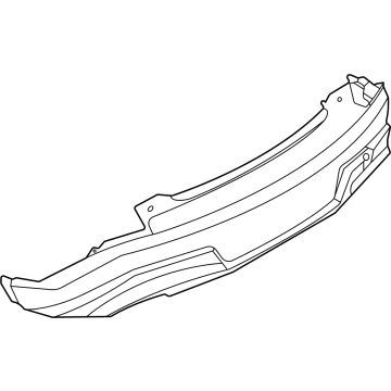 Infiniti 850B2-5VG1J FASCIA-REAR BUMPER, LOWER