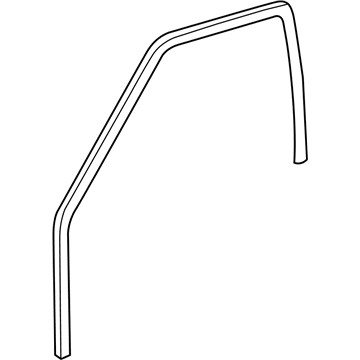 Toyota 62313-02070 Opening Trim BLACK