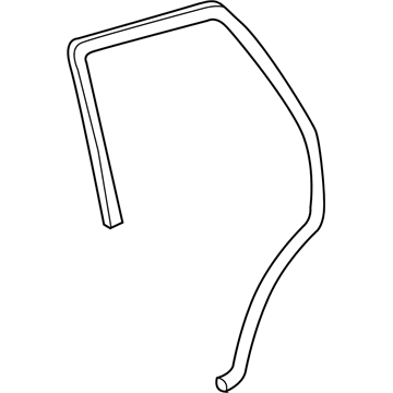 Toyota 62333-02060 Opening Trim Black
