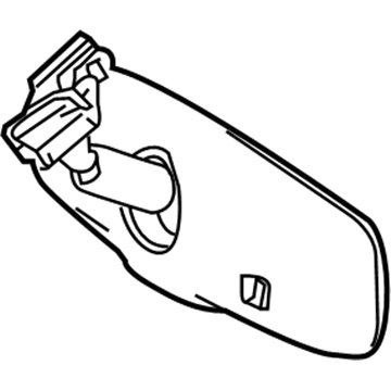 Toyota 87810-F4010 Mirror Inside