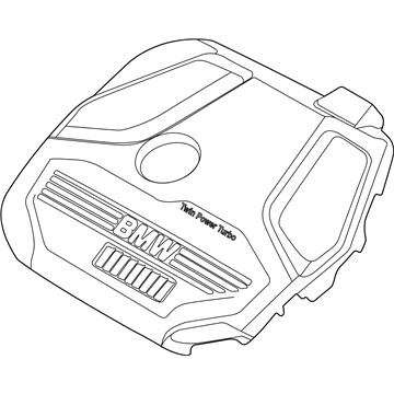 BMW 11-14-8-656-447 COVER, ACOUSTIC