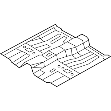 Mopar 5076465AB Pan-Front Floor